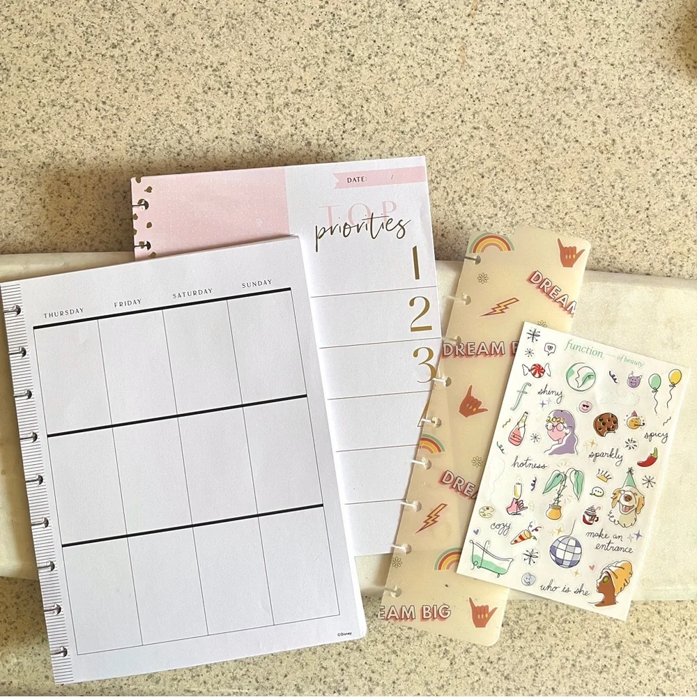 The Happy Planner Disney & Assorted Extras “Original Size” Planner Organize